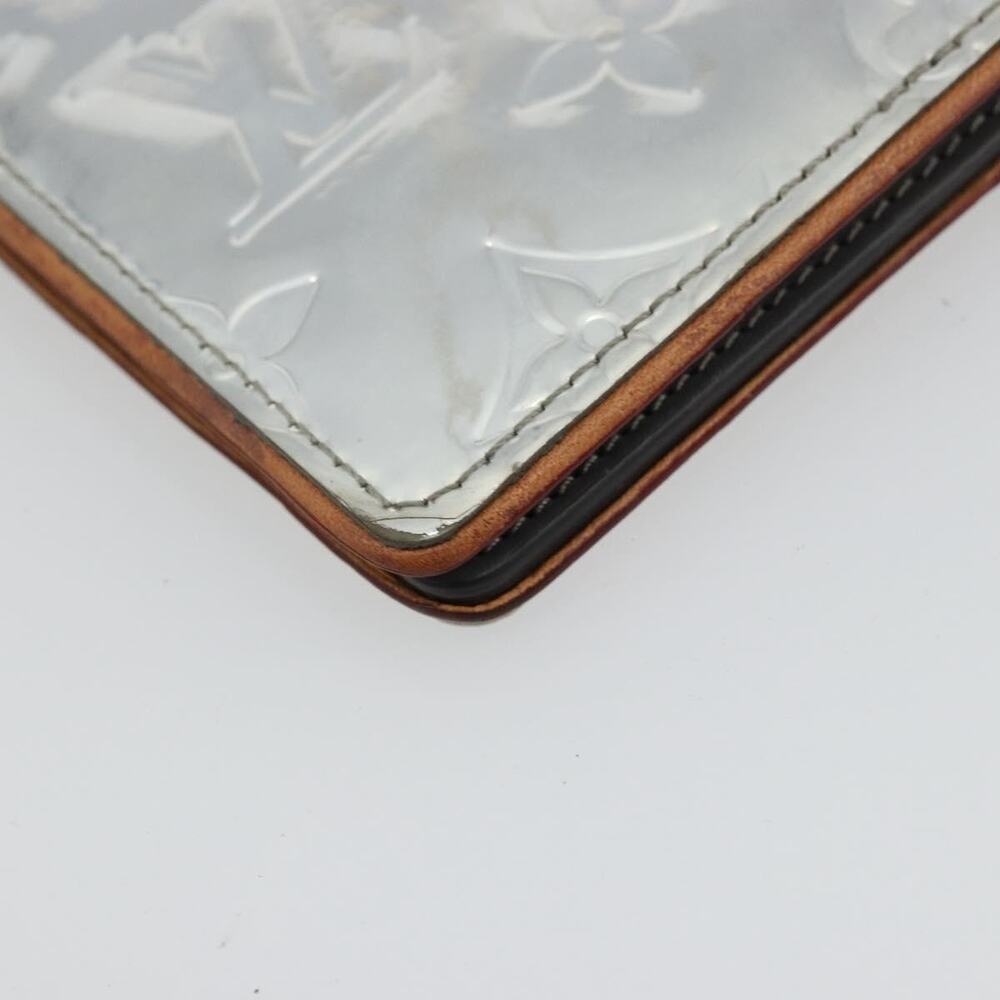 Louis Vuitton Mirror Portefeuille Slender Bifold Wallet Silver - Picture 2 of 16